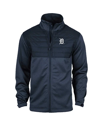 Dunbrooke Men's Heather Navy Detroit Tigers Explorer Full-Zip Jacket