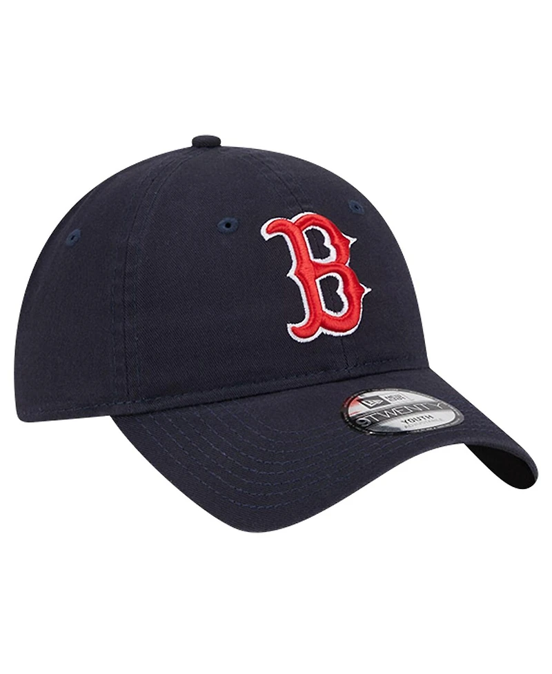 New Era Big Boys and Girls Navy Boston Red Sox Team Color 9TWENTY Adjustable Hat
