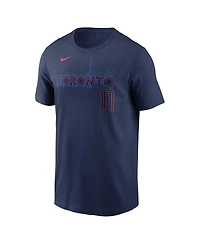 Nike Men's Bo Bichette Navy Toronto Blue Jays 2024 City Connect Name Number T-Shirt
