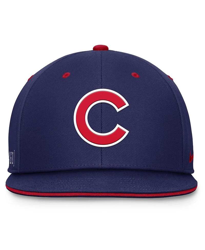 Nike Men's Royal Chicago Cubs Primetime Pro Performance Snapback Hat