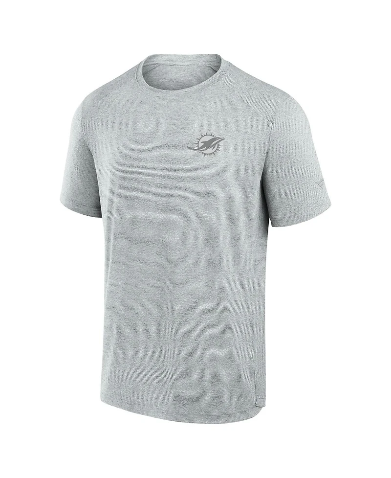 Fanatics Signature Men's Gray Miami Dolphins Front Office Tech T-Shirt