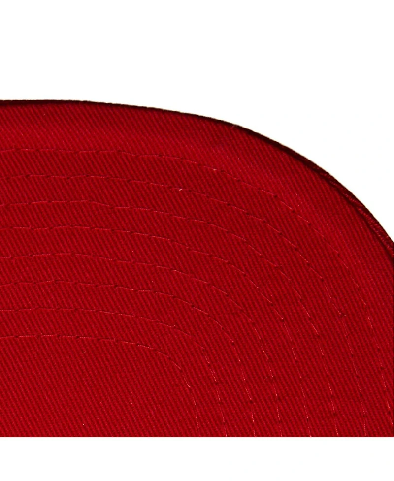 Mitchell & Ness Men's Cream Atlanta Braves Cooperstown Collection Speed Zone Snapback Hat