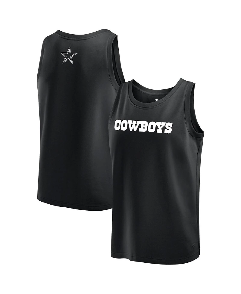 Fanatics Men's Black Dallas Cowboys Elements Tank Top