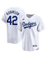 Nike Men's Jackie Robinson White Brooklyn Dodgers Throwback Cooperstown Collection Limited Jersey