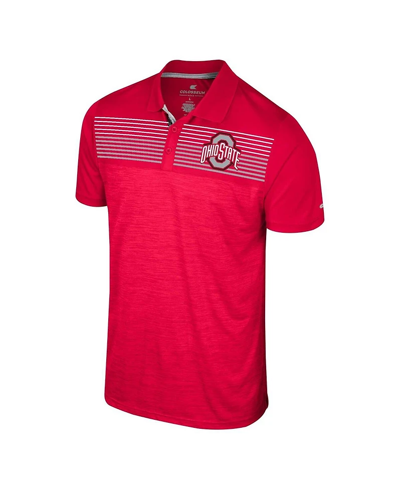 Colosseum Men's Crimson Alabama Crimson Tide Big Tall Langmore Polo Shirt