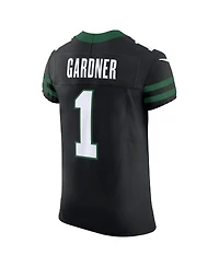 Nike Men's Ahmad Sauce Gardner Legacy Black New York Jets Alternate Vapor F.u.s.e. Elite Jersey