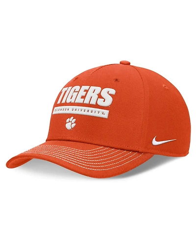 Nike Men's and Women's Orange Clemson Tigers 2024 Sideline Rise Adjustable Hat
