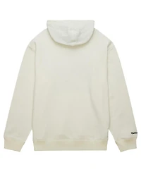 Mitchell & Ness Men's Cream Toronto Raptors Hardwood Classics vintage - like Pullover Hoodie