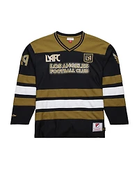 Mitchell & Ness Men's Gold Lafc Stateside V-Neck Long Sleeve Jersey