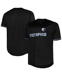 Profile Men's Black Memphis Grizzlies Big Tall Pop Jersey