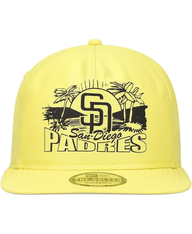 New Era Men's Yellow San Diego Padres Neon Golfer Snapback Hat