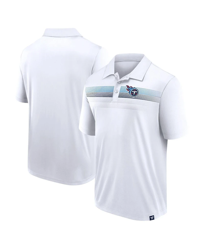 Fanatics Men's White Tennessee Titans Big Tall Sublimated Polo