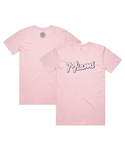 Peace Collective Men's and Women's Pink Inter Miami Cf Vice Essentials T-Shirt