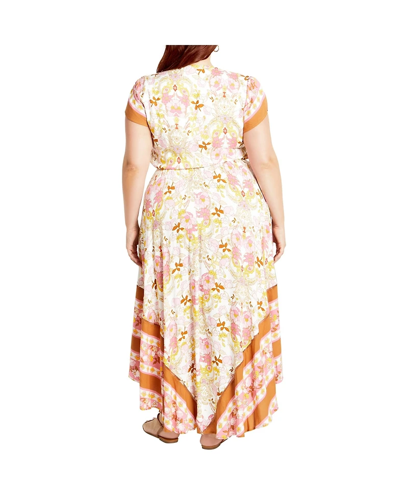 City Chic Plus Sky Maxi Dress