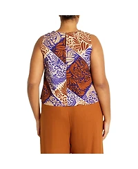 City Chic Women's Amara Print Top