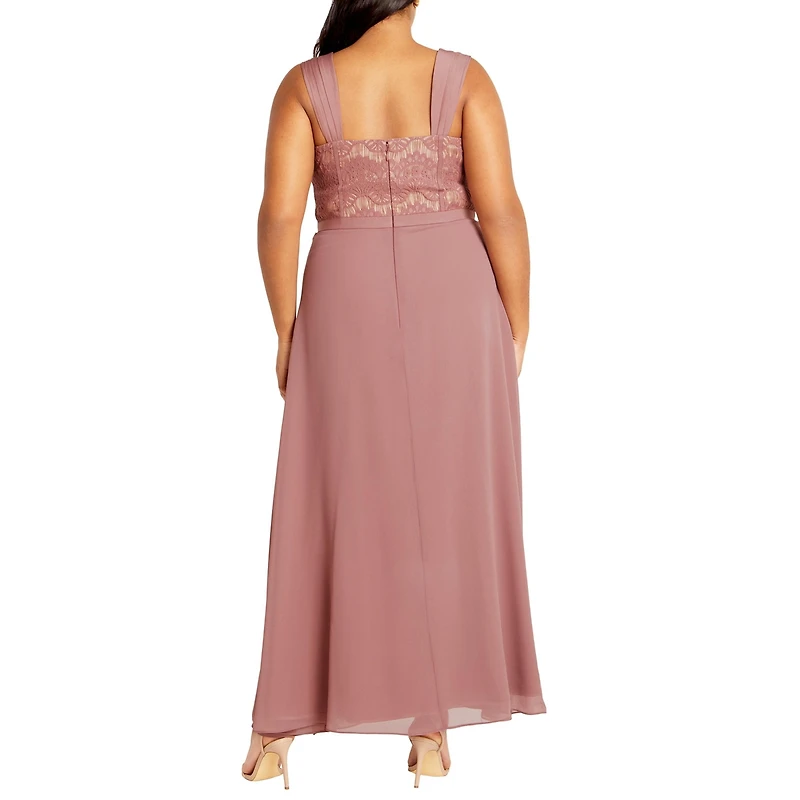 City Chic Plus Sweet Evie Maxi Dress