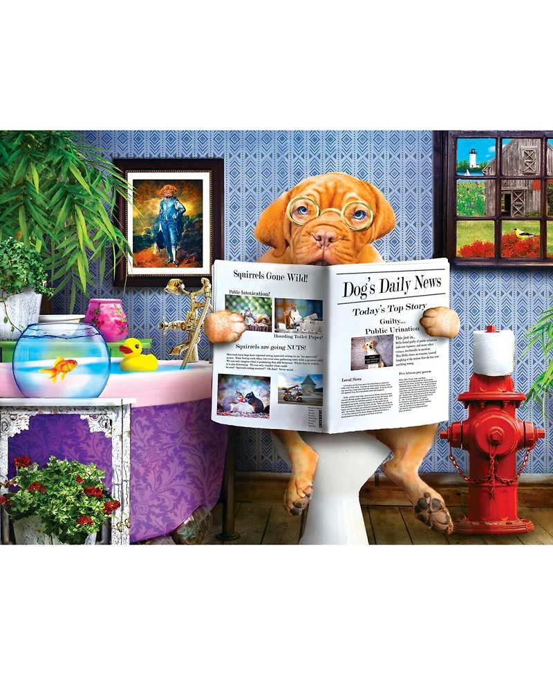 Masterpieces Wild & Whimsical - The Library 300 Piece Ez Grip Puzzle