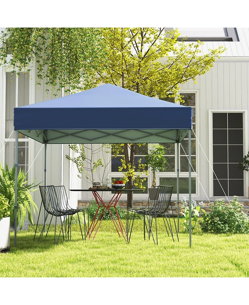 Outdoor Pop-Up Canopy Tent with Upf 50+ Sun Protection for Patio or Events