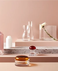 Nude Glass Magnolia Vase, Small