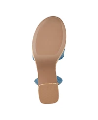 Marc Fisher Ltd Women's Palyca Block Heel Open Toe Dress Sandals