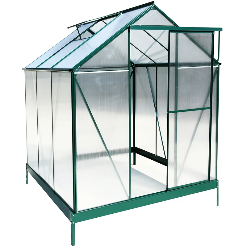 Streamdale Furniture Premium Aluminum Greenhouse for Plant Growth & Ventilation