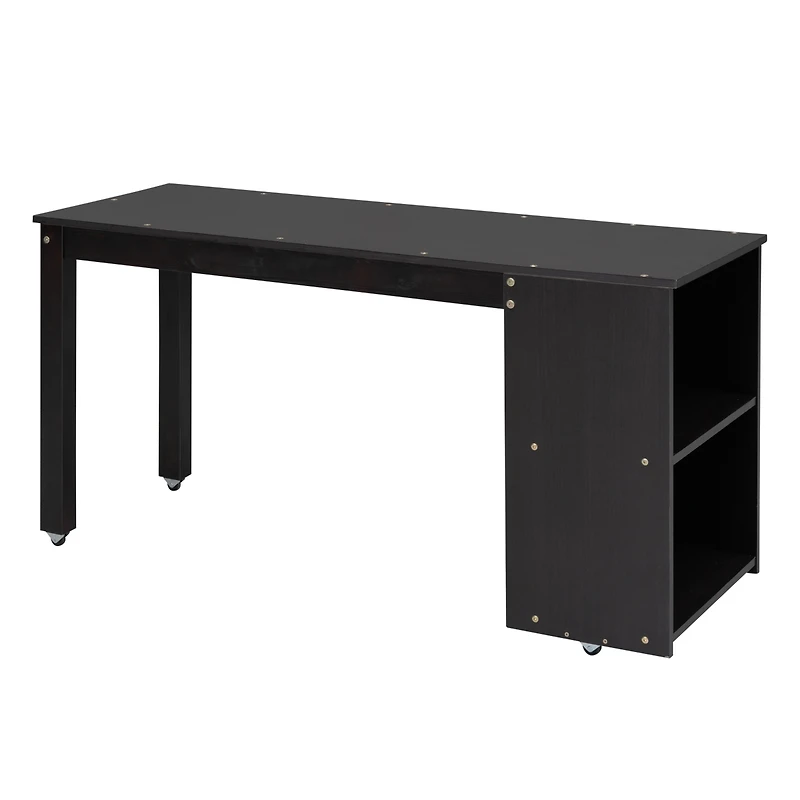 Simplie Fun Full Size Loft Bed with Desk, Drawers, Storage Stairs