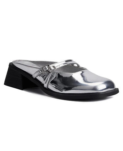 Olivia Miller Women's Aquarius Mule Sandals