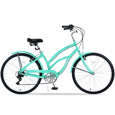 Streamdale 7 Speed Bicycles, Multiple Colors 26"Inch Beach Cruiser Bike