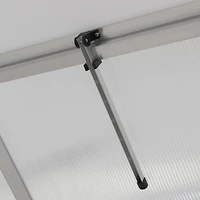 Streamdale Furniture Greenhouse Aluminum, Polycarb, Vent, Door