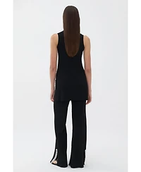 Nocturne Women's Mother of Pearl Beaded Knit Pants