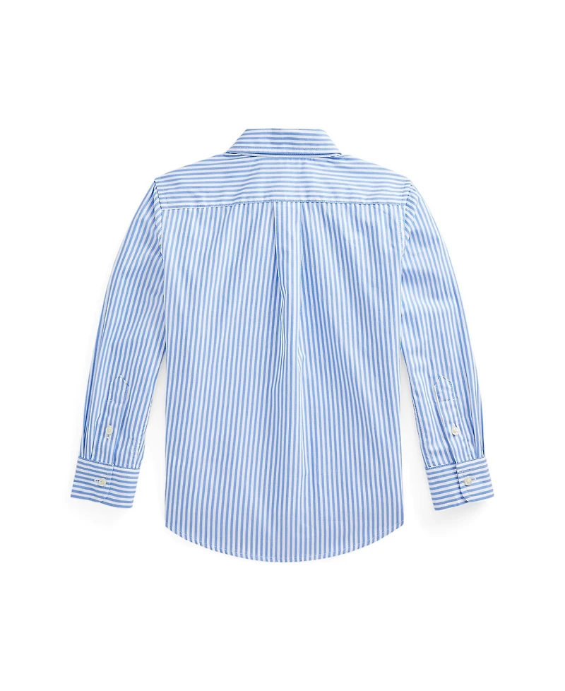Polo Ralph Lauren Toddler and Little Boys Striped Cotton Poplin Shirt