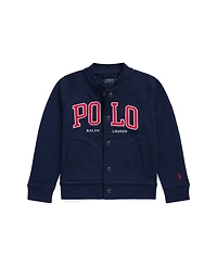 Polo Ralph Lauren Toddler and Little Boys Logo Fleece Baseball Jacket