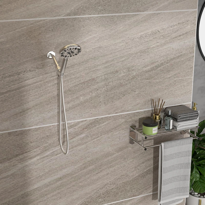 Multi Function Adjustable Hand Shower - 7-Function Hand Shower, Chrome