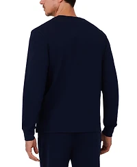 Lacoste Men's Waffle-Knit Thermal Sleep Shirt