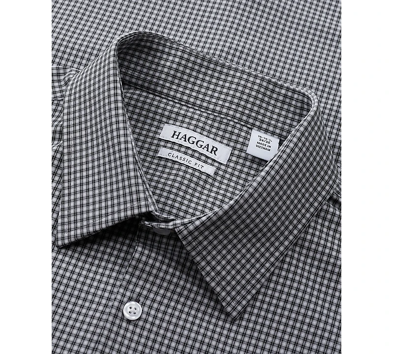 Haggar Men's Classic-Fit Smart Wash Dress Shirt
