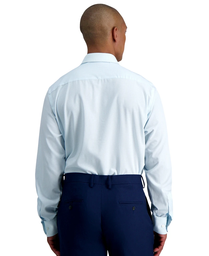 Haggar Men's Smart Wash Slim Fit Dress Shirt