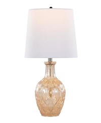 Lumisource Gloria Round 20" Contemporary Glass Accent - Set of 2 Lamp
