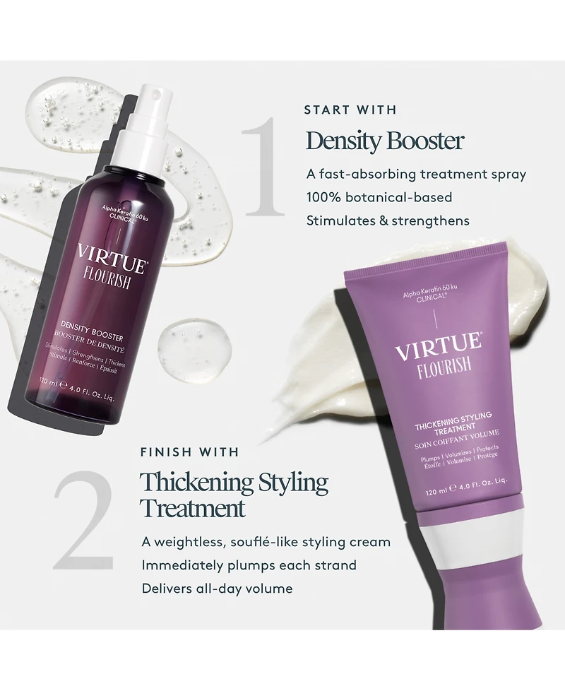 Virtue Flourish Thickening Styling Treatment, 4 oz.