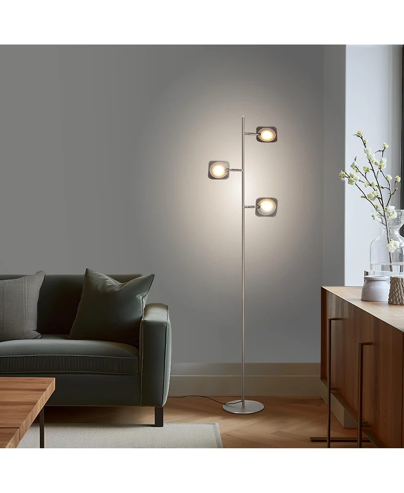 Tree 60" Modern Led Floor Lamp with Adjustable Heads