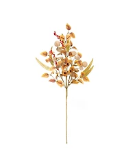 Slickblue Set of 2 Mixed Fall Foliage Pod Sprays for Seasonal Decor