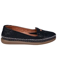 Cools 21 Women's Ginger Perforated Leather Flats