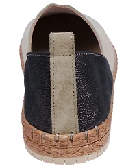 Cools 21 Women's Paisley Two Tone Suede Slip-On Flats