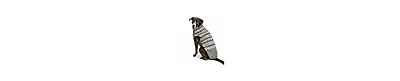 Chilly Dog Xs Silver Alpaca Fairisle Dog Sweater