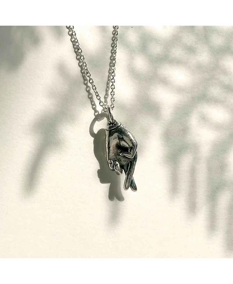 Astor & Orion Good Luck Charm Necklace Silver