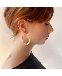 Calla Hoops Gold Medium