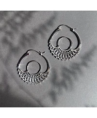 Astor & Orion Iris Hoops Silver Small