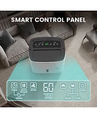 150 Pint 7,000 Sq. Ft Energy Star Dehumidifier for Extra Large Rooms & Basements