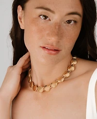 Ettika Polished Pebble Choker Necklace