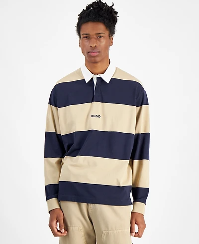 Hugo by Boss Men's Stripe Rugby Shirt