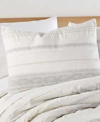 Levtex Pickford Tribal Stripe 3-Pc. Duvet Cover Set, Full/Queen